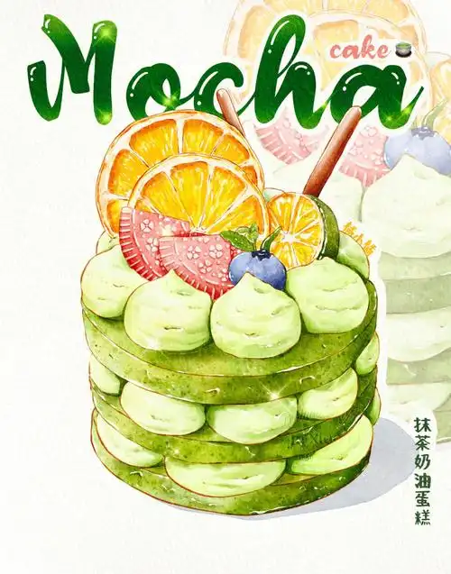 写生放飞自我~#田家班插画师幼稚园#苏苏水彩美食团练#procreate水彩