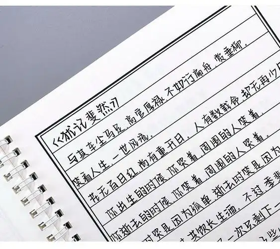 ambesonne硬笔速写奶酪字体字帖女生漂亮练字帖中学生楷书网红神仙
