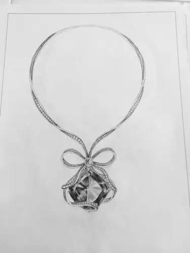 项链手绘图耳环手绘图戒指手绘图腕饰手绘图首饰套件手绘图想免费学习