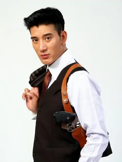 王力宏的轮廓和五官组合在一起恰到好处,整体很柔和精致一点,如果不是