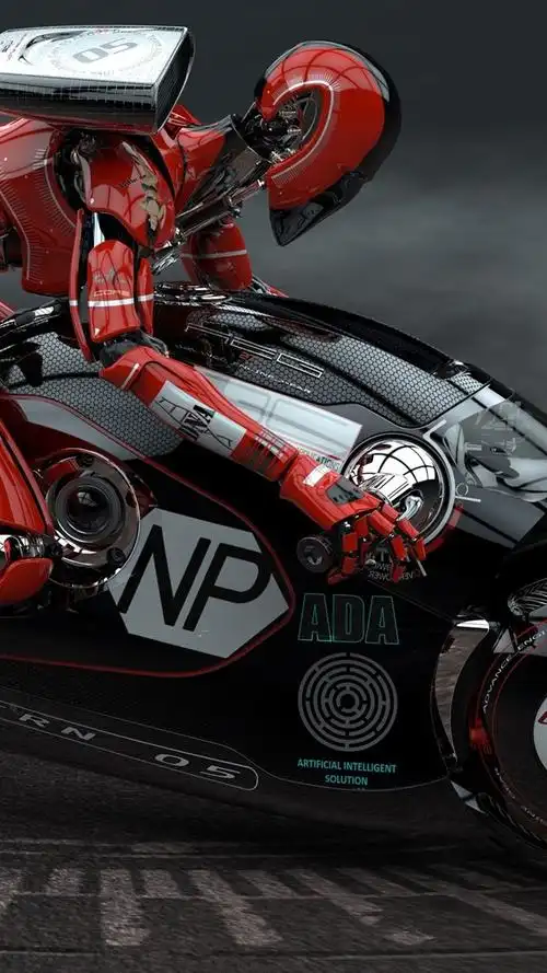 3d设计,自行车机器人赛车 iphone 壁纸