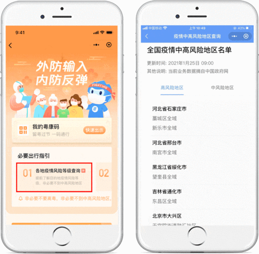 通信大数据行程卡根据具体防疫检查要求,出示前14天内到达或途径的
