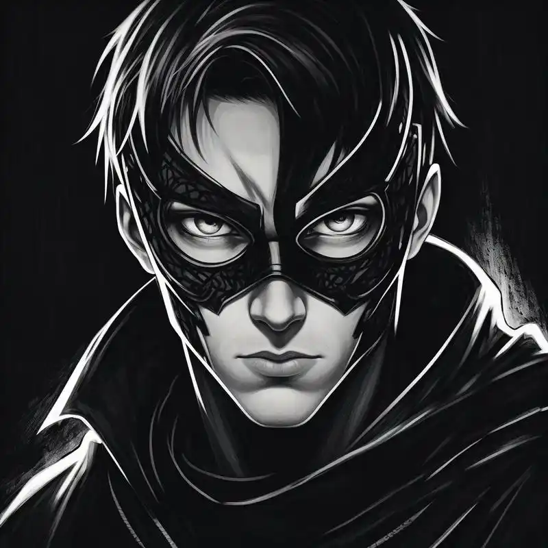 超a的暗黑系面具男头像90