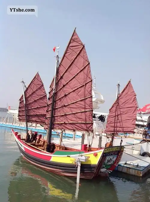 "开角花屁股"木帆船亮相舟马