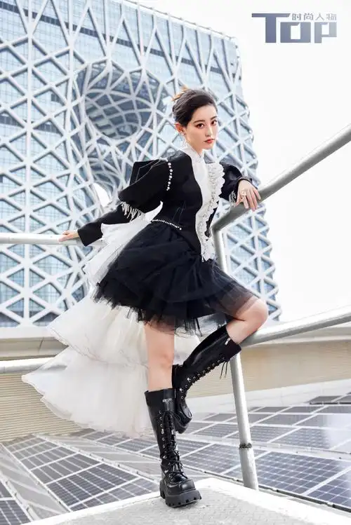 祝绪丹法式庭院大片##tops时尚人物