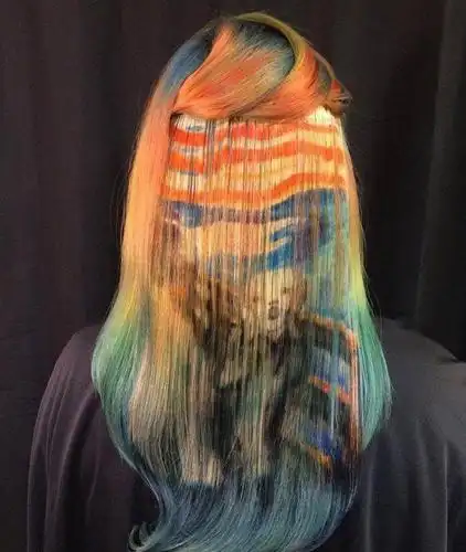 梵高的星空染到头发上, 美到不可思议!