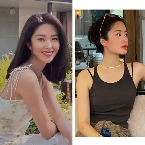 杨采钰30套连衣裙穿搭!好有女人味,太惊艳了!_五官_风格_对比度