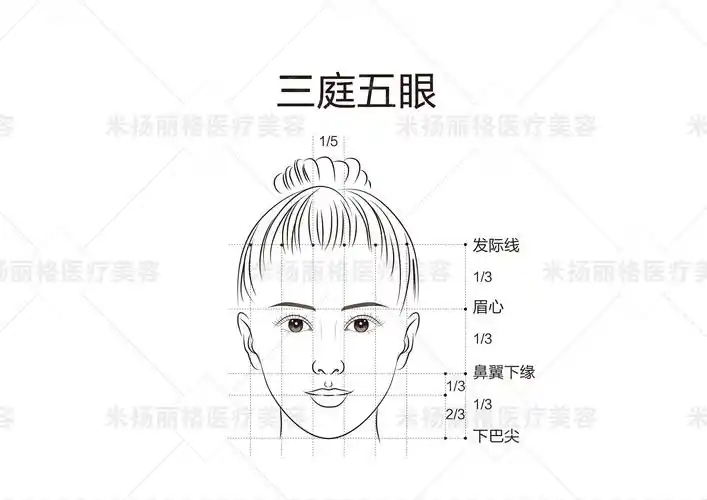 你好,从三庭五眼的角度分析,如果中庭太短太小,做了全面部的填充鼻子