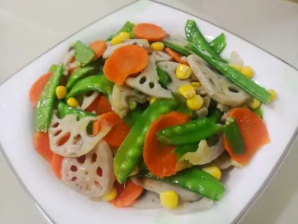 木铎含心做的素菜也可以这么美荷塘小炒