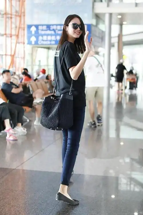 张梓琳太高了仅仅一条牛仔裤就穿出腿长一米网友逼死普通人