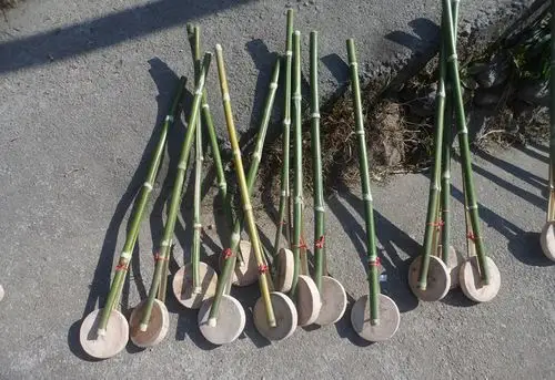 玩具推车小孩子户外竹子独轮手推车互动游戏原生态包邮竹编