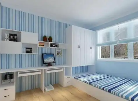 卧室客厅装修效果图 房间这样布置给儿子爱上学习