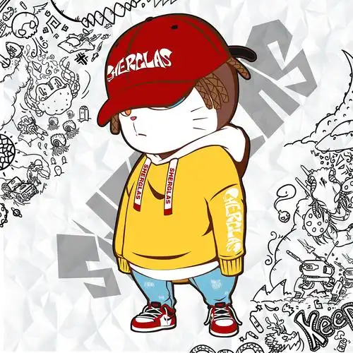 嘻哈涂鸦-随手图