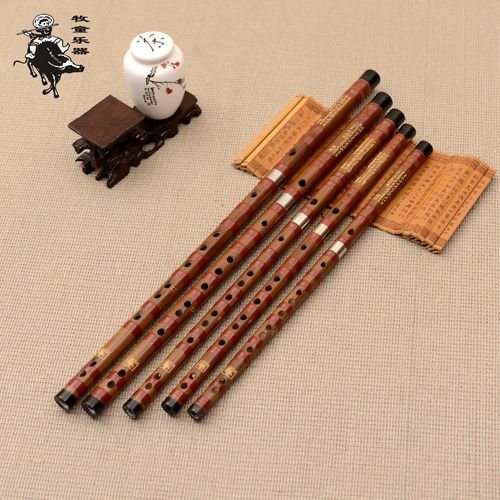 2017精品学生笛民族乐器儿童吹奏类乐器扎线竹笛流行竹笛批发