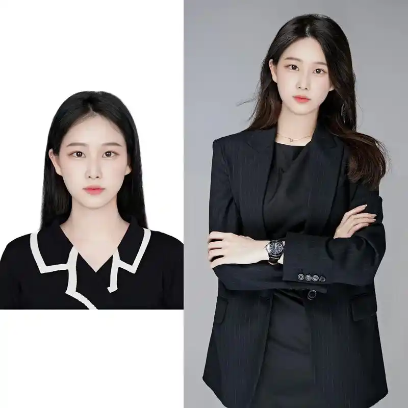 修照片 #专业ps修图 #形象照p图模板 #证件照转形象照 - 抖音