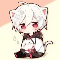 一本正经的卖萌卡通动漫兽耳男生头像_微信头像图片大全