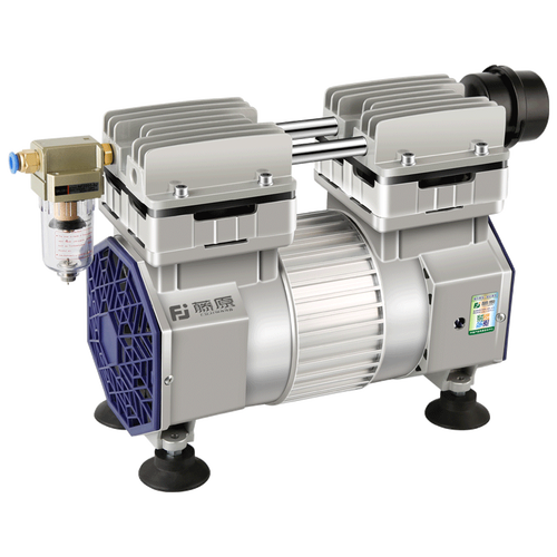 藤原无油真空泵静音工业用抽气泵抽真空机负压泵大流量高真空泵