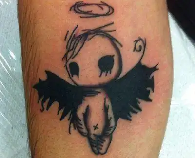 31张高清堕落天使纹身图片欣赏