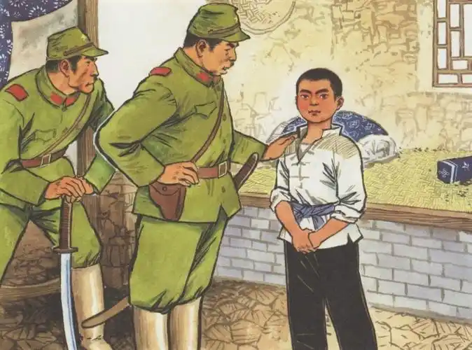 怀旧经典,著名连环画家高宝生的彩色连环画《小英雄雨来》高清版