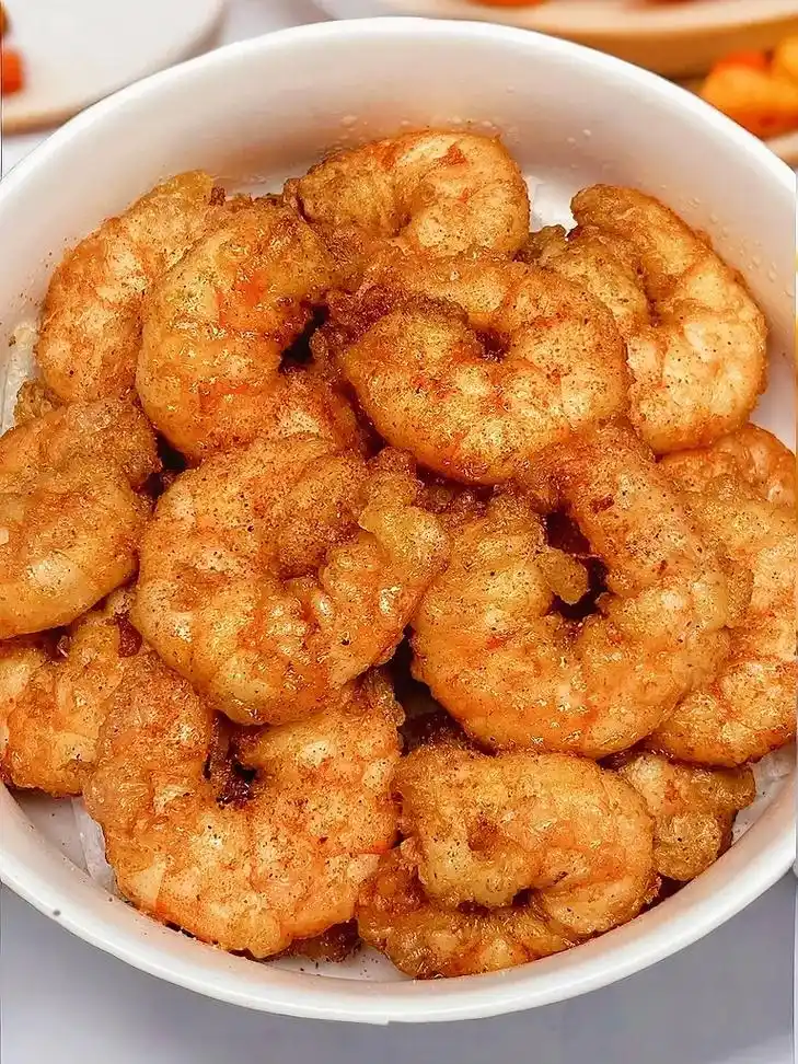 家常菜椒盐虾仁做法教程.