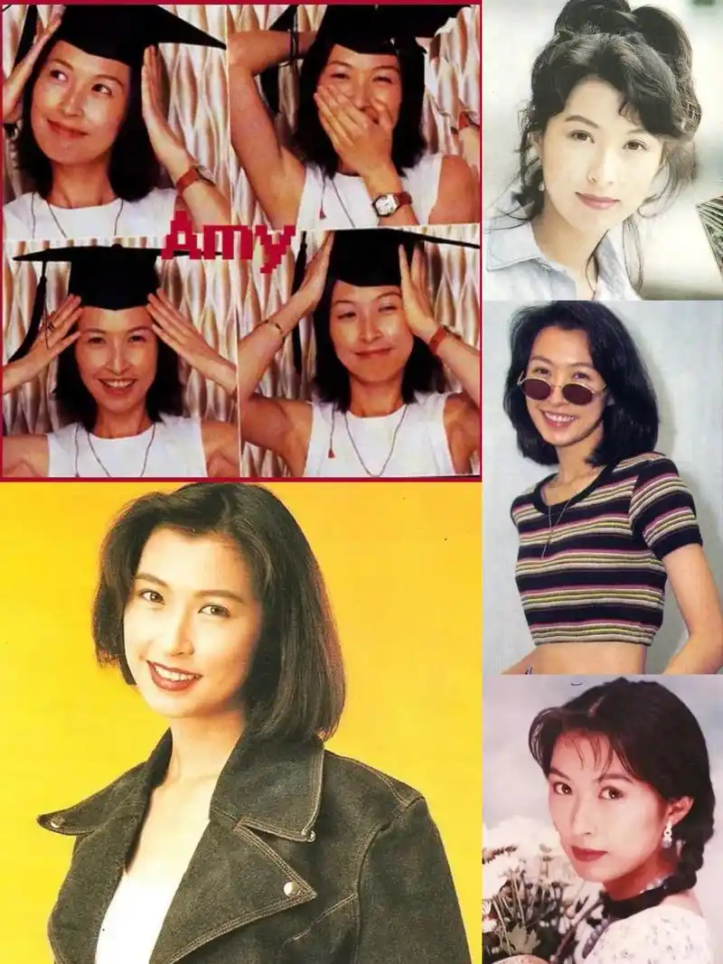 郭蔼明年轻时真的绝美!长发短发随意拿捏,刘青云确实娶到宝了