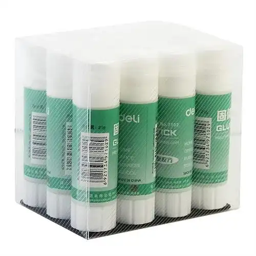 得力7102固体胶无色只