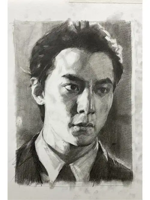 手绘  #美术生  #零基础素描  #吴彦祖