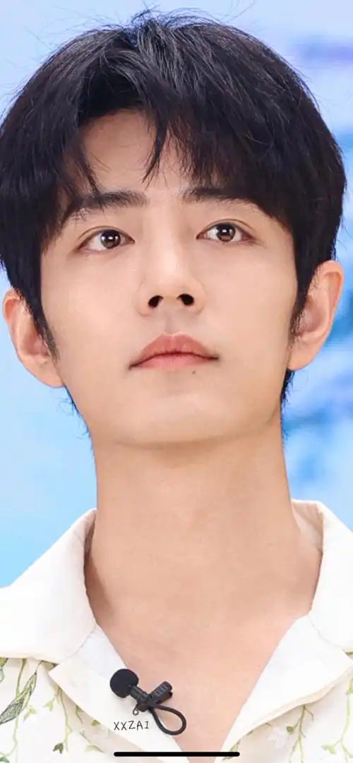 肖战花衬衫直播造型##肖战穿白