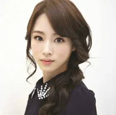 让人心动的斜刘海马尾辫,扎马尾图片,发型图片