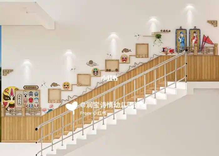 幼儿园楼梯环创