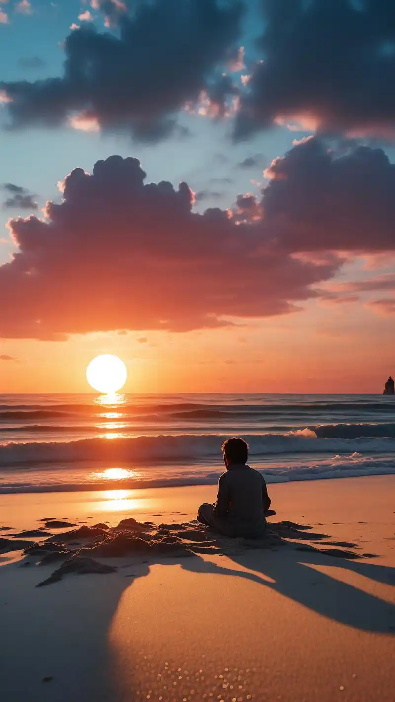 孤独伤心的背影图片💔 有时候,孤独和伤心就像影子般紧紧跟随.