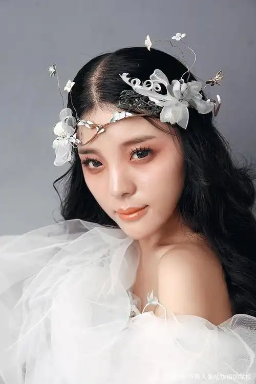 美图欣赏,精致妆面造型,济南化妆学校化妆分享!