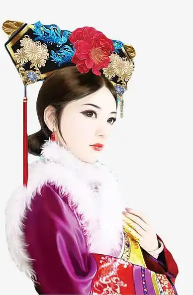 立绘古风清代格格