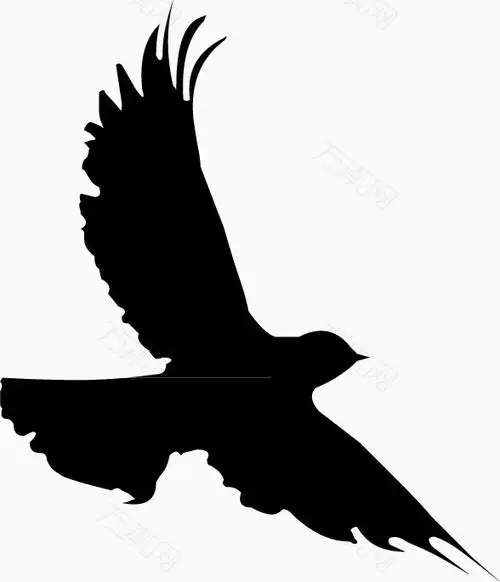 动物黑色剪影素材