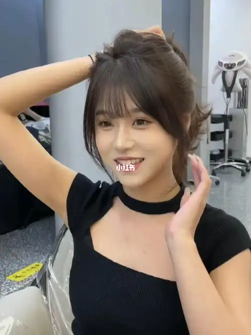 喔喔06适合圆脸女孩的显脸小刘海太绝了75