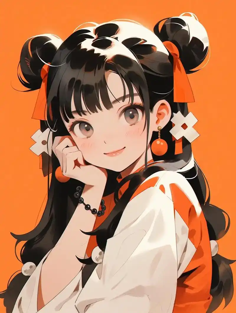 俏皮的双丸子头,很 - 抖音