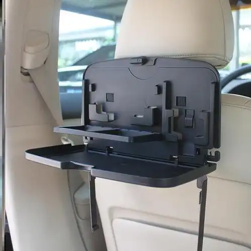 车载小桌后排座椅多功能汽车餐桌可折叠收纳饭桌车用笔记本架
