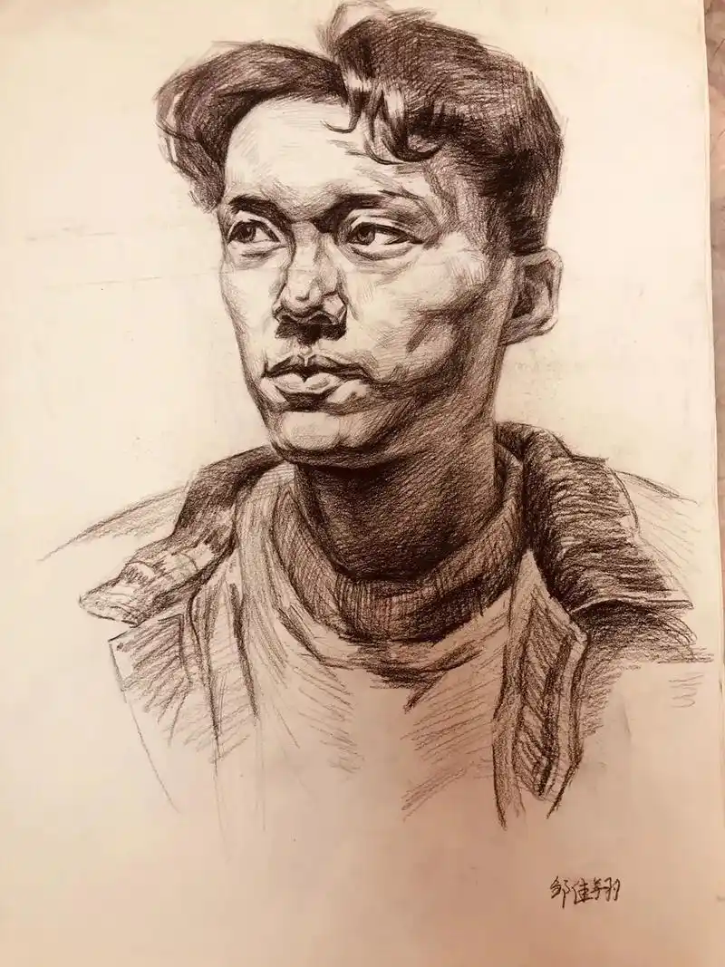 美术生 #人物肖像 #素描 #学无止境 - 抖音