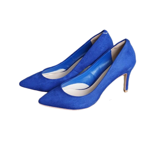 adam et rope07 浅口尖头高跟鞋 22.0 蓝色