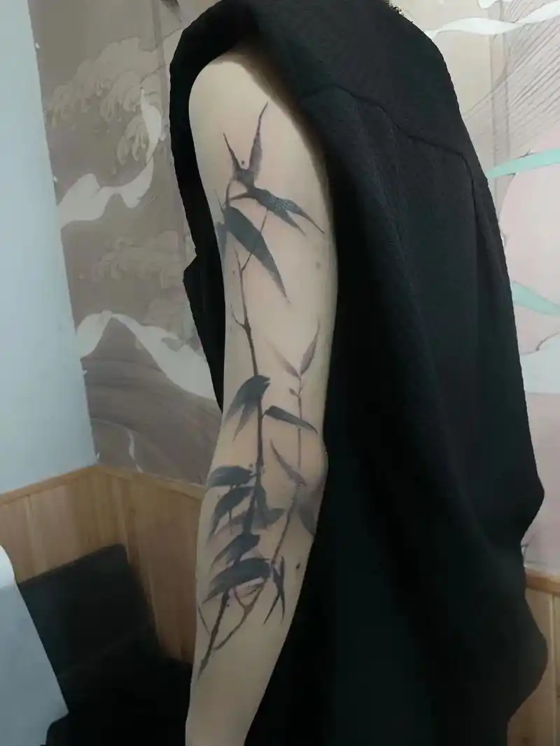 可惜这一生,再难与你逢见 难免哽咽….#纹身刺青 #作品分享 - 抖音