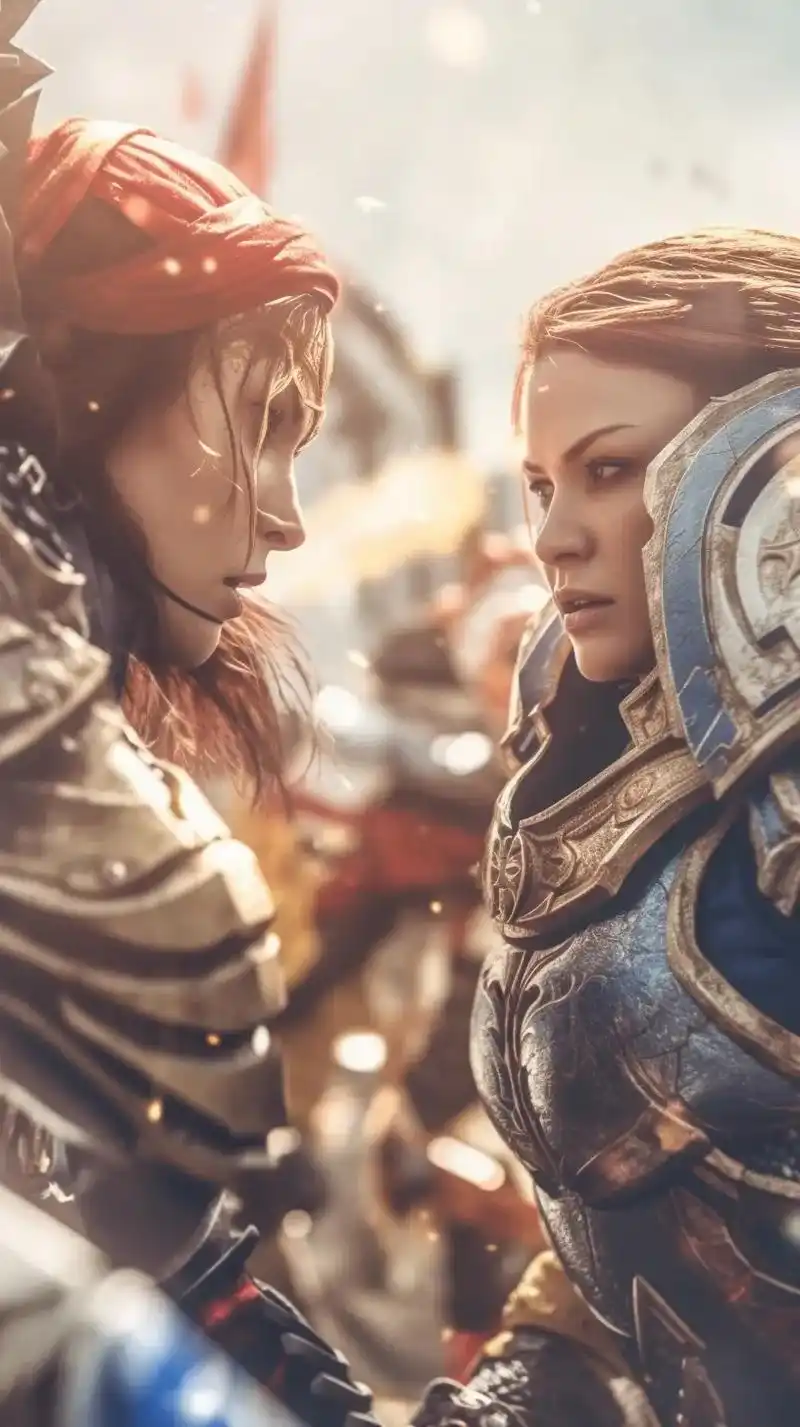 ai绘画 #4k超清 #魔兽世界 #蒂法女神 #视觉震撼 - 抖音