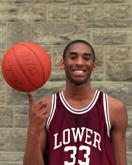 nba超巨年轻时候的模样,科比看着让人心碎,跟二女儿模样太像了