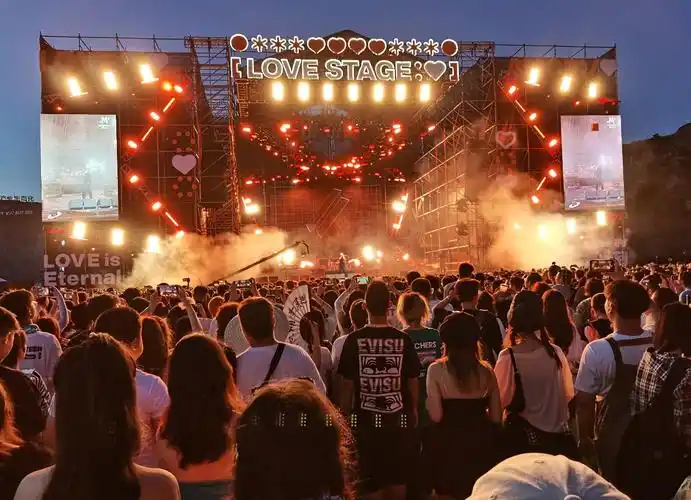 草莓音乐节现场(央广网发 阜新市委宣传部供图)