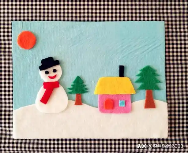 布贴画幼儿园简单易学(幼儿园手工作业)(22)