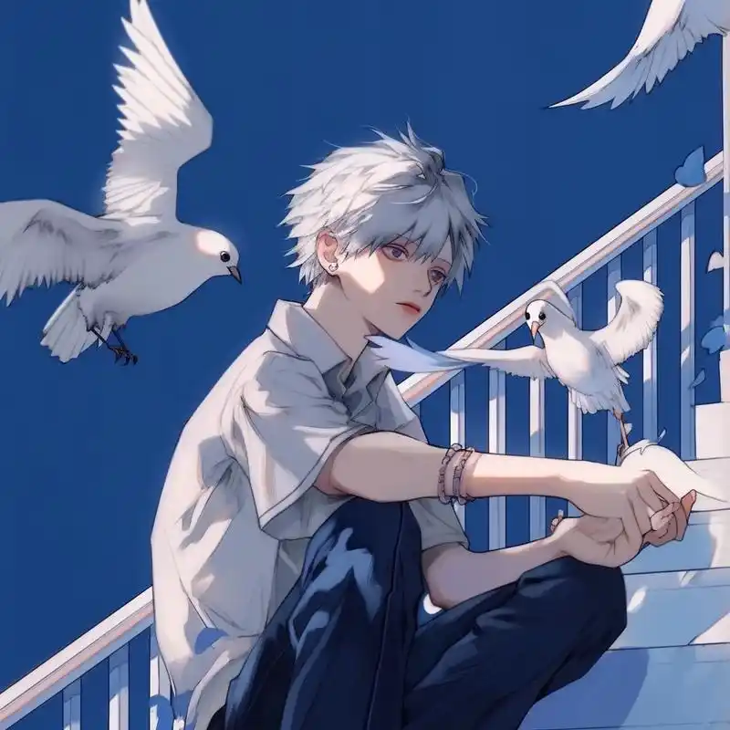 超级火爆的十张简单干净的男生头像微信qq头像情殇沧月