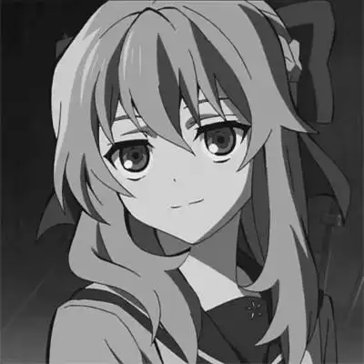 女头像黑白动漫 高清好看的动漫头像黑白简约女生图片_女生动漫头像