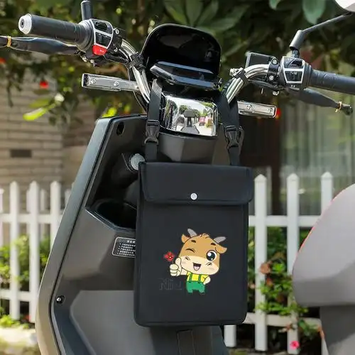 电动车前置挂包电车挂袋自行车包电动车挂兜挂包挂袋防水加厚升级双层