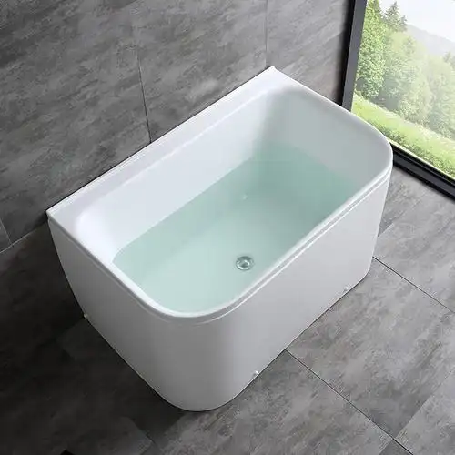 亚克力小型浴缸家用小户型卫生间成人日式迷你儿童坐躺式深泡浴盆