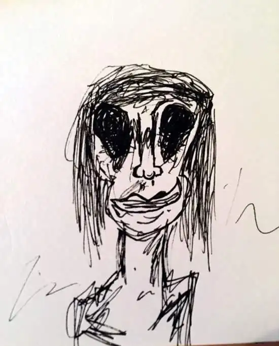 小孩的诡异画作, 你见过吗?