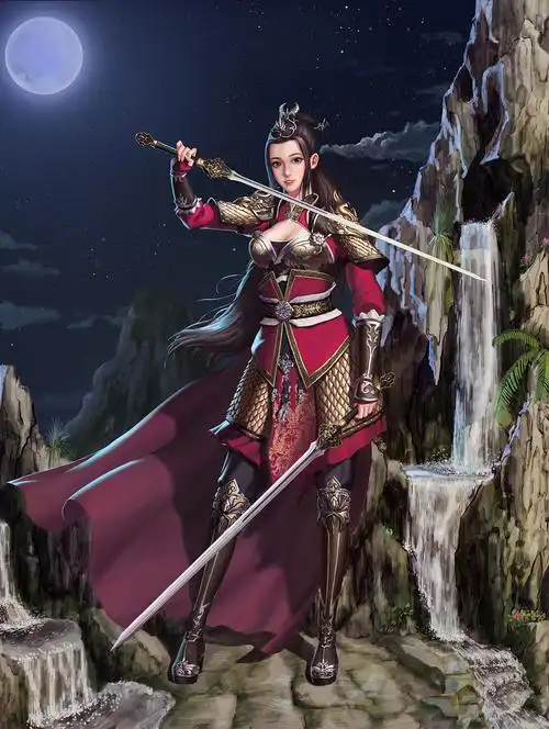 女武将|插画|游戏原画|王zhazha_原创作品-站酷zcool